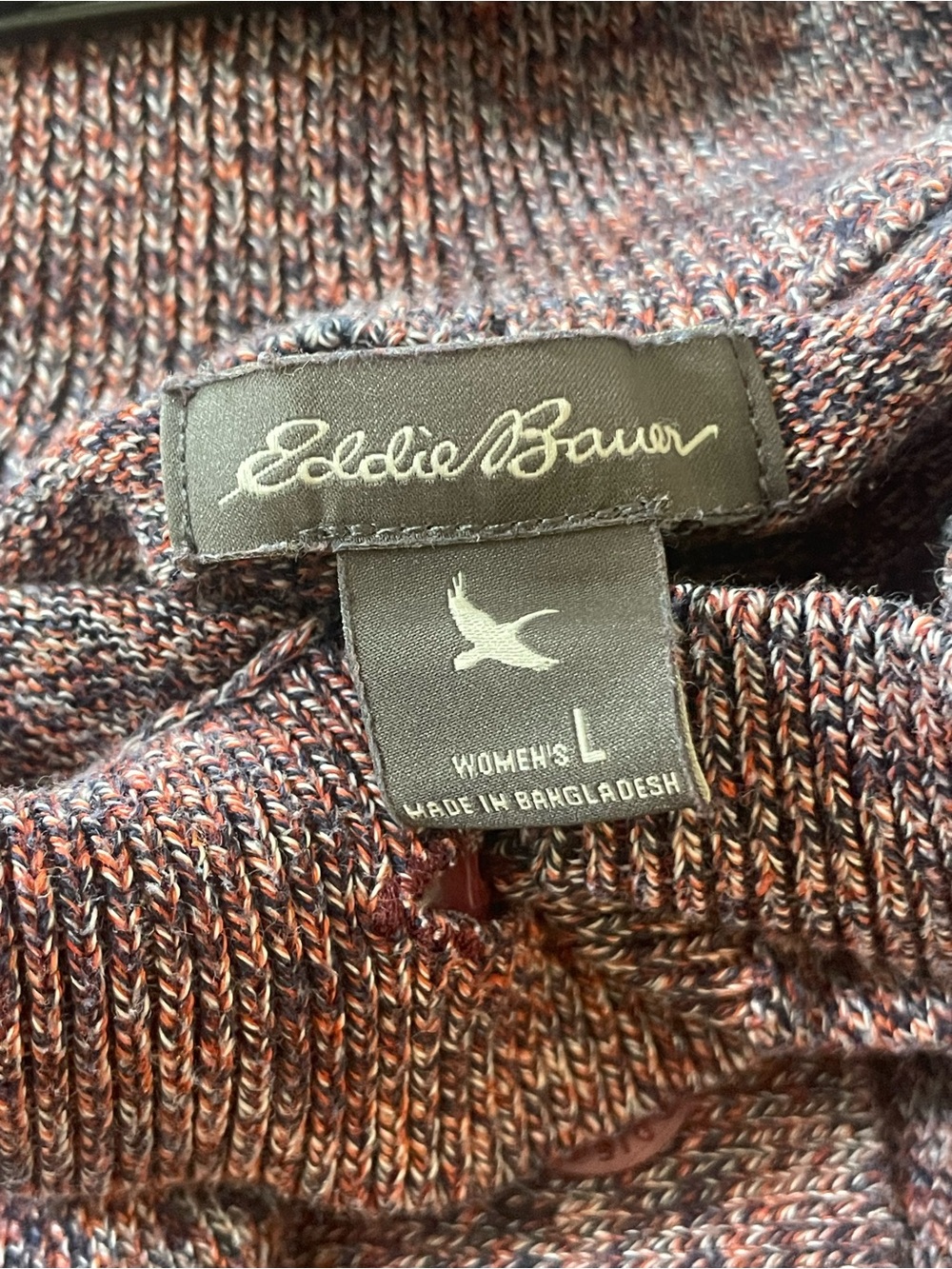 Eddie Bauer Size L Women’s Marled Button-Up Sweater - Picture 6 of 7